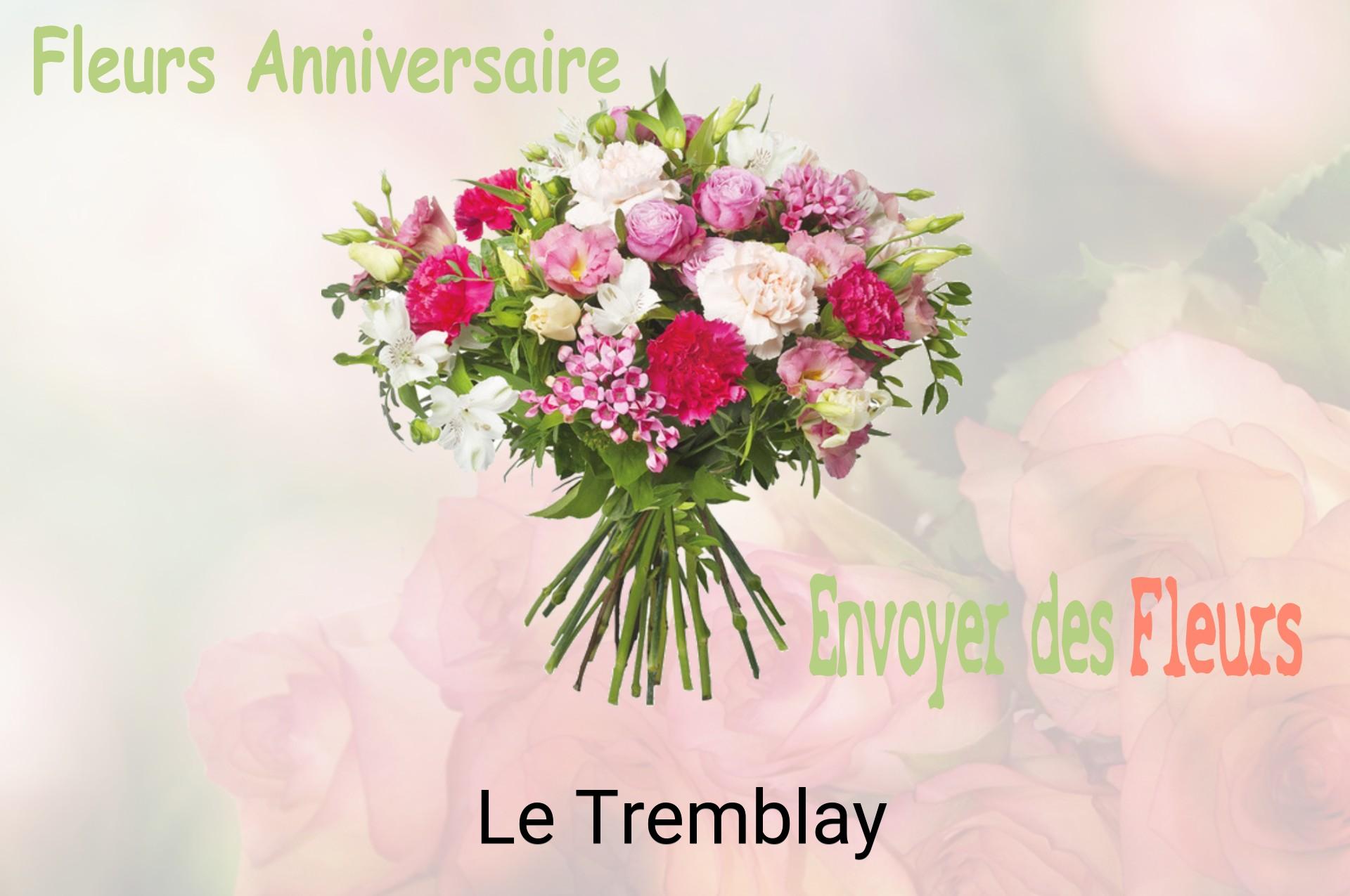 Bouquet de fleurs d’anniversaire livré à Le Tremblay